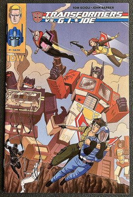 Transformers vs G.I. Joe #7 2014 IDW Joe Quinones Subscription Variant NM
