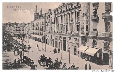 CAR-AEWP12-0695-SPANIEN - BURGOS - Paseo Del Espolon