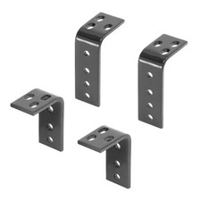 Reese 58314 Universal Trailer Hitch Rail Steel Mounting Brackets Black 4 Pack Reese 58314 Universal Trailer Hitch Rail Steel Mounting Brackets Black 4 Pack