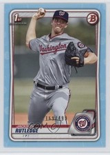 2020 Bowman Prospects Sky Blue /499 Jackson Rutledge #BP-91 1k2s