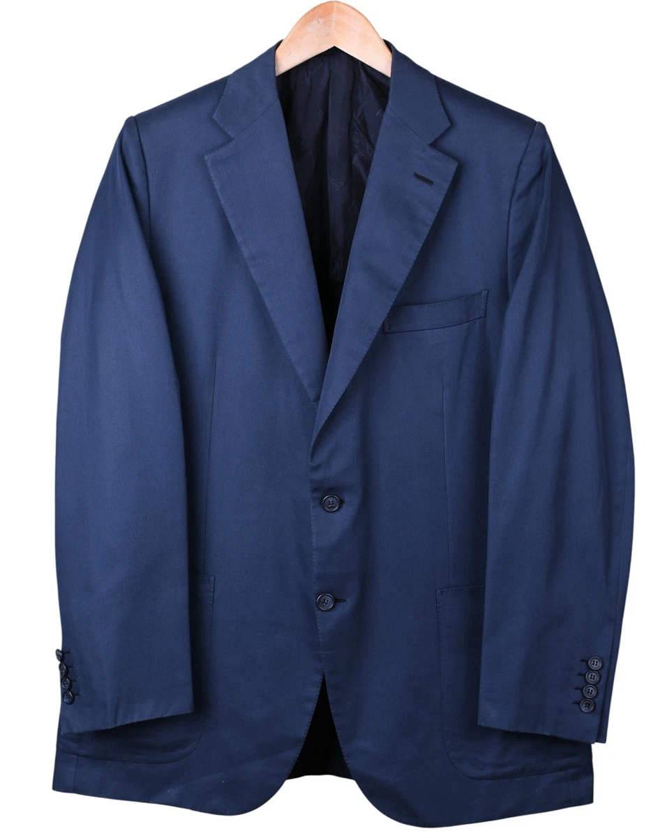 Brioni テーラードジャケット メンズ 42/52 ネイビー 無地 中古・古着通販】BRIONI (ブリオーニ) カシミヤテーラードジャケット