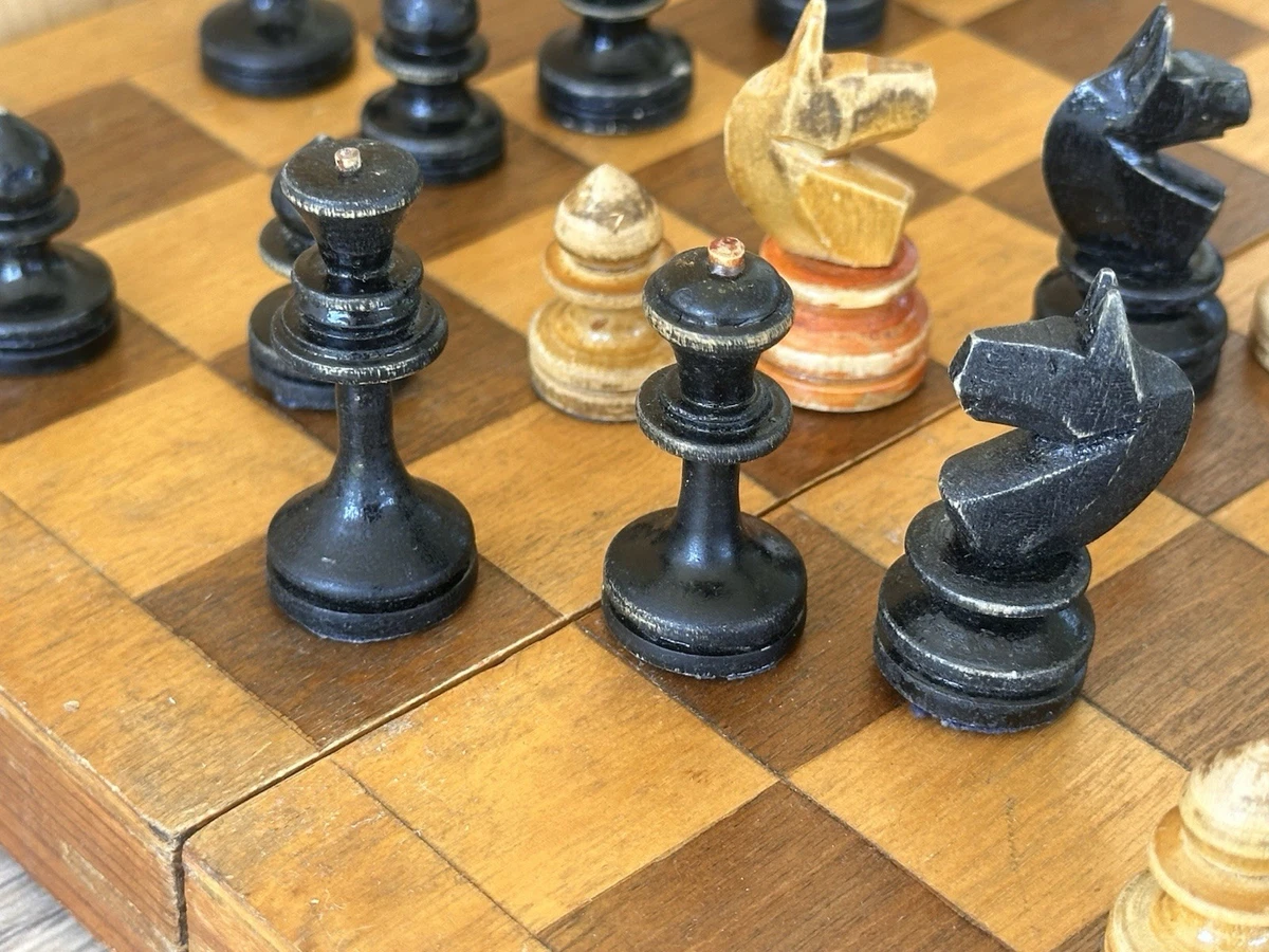 老式国际象棋| eBay