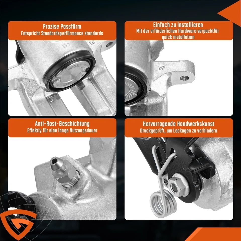 Bremssattel Bremszange Ersatz für Skoda Octavia I Kasten/Kombi 1U5 2x 1J0615423B - Bild 2 von 4