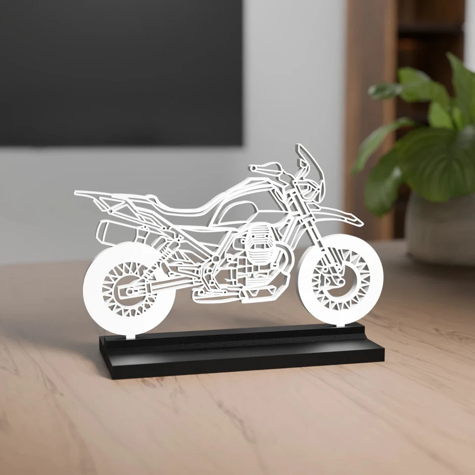 Moto Guzzi V85 TT Model 3D Decoration - Gift for Motorcycle Fans - Image 2 of 3
