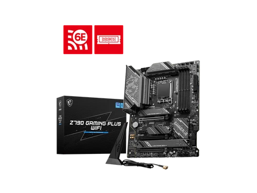MSI Z790 GAMING PLUS WIFI LGA 1700 Intel Z790 SATA 6Gb/s ATX DDR5 PCI-E x16 slot