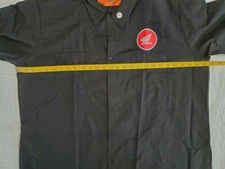 NEW Honda Ride Red Kap Men's Black Button Shirt Collar Poly/Cotton Sz L XL XXL 