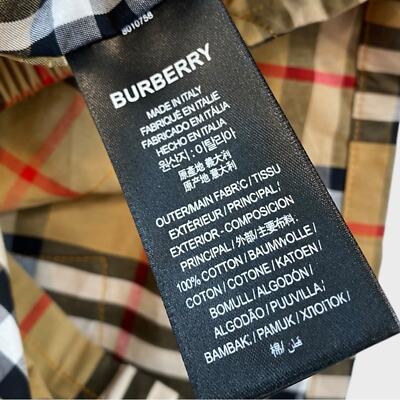 Burberry x Vivienne Westwood NWT Nova Check Plaid Cotton Burberry x Vivienne Westwood NWT Nova Check Plaid Cotton