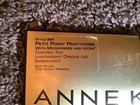 Anne Klein petit point pantyhose, color black navy, size: A — photo 4