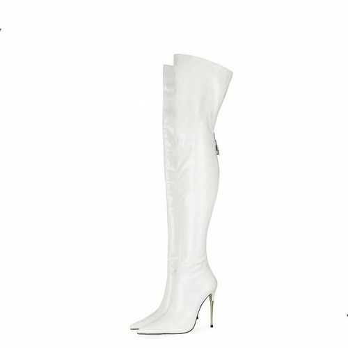 Women's Over Knee High Boots Back Zip Pointed Toe Slim Very High Heels Nightclub - 第 5/11 張圖片