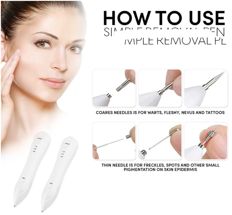 Spotfree Electric Beauty Pen, Spot Removal Pen, Skin Tag Remover eBay