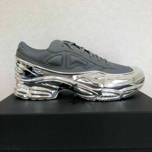 antes de enseñar coser Adidas X Raf Simons Ozweego Ash Gray Silver Mirror EE7946 size US 7 | eBay