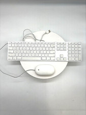 APPLE Wired Keyboard A1243  Mighty Mouse A1152 Set  MB110LL/A  MA086LL/A 
