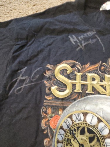 2018 Tour Short sleeve XL shirt Sirenia Band shirt Fruit of the Loom - Picture 4 of 8