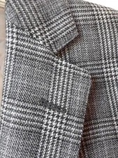 Brooks Brothers Lanificio di Pray Unstructed Plaid Silk Wool Blazer Sz 42L Rare!