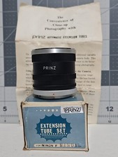 Vintage PRINZ EXTENSION TUBE SET NIKON F MANUAL JAPAN