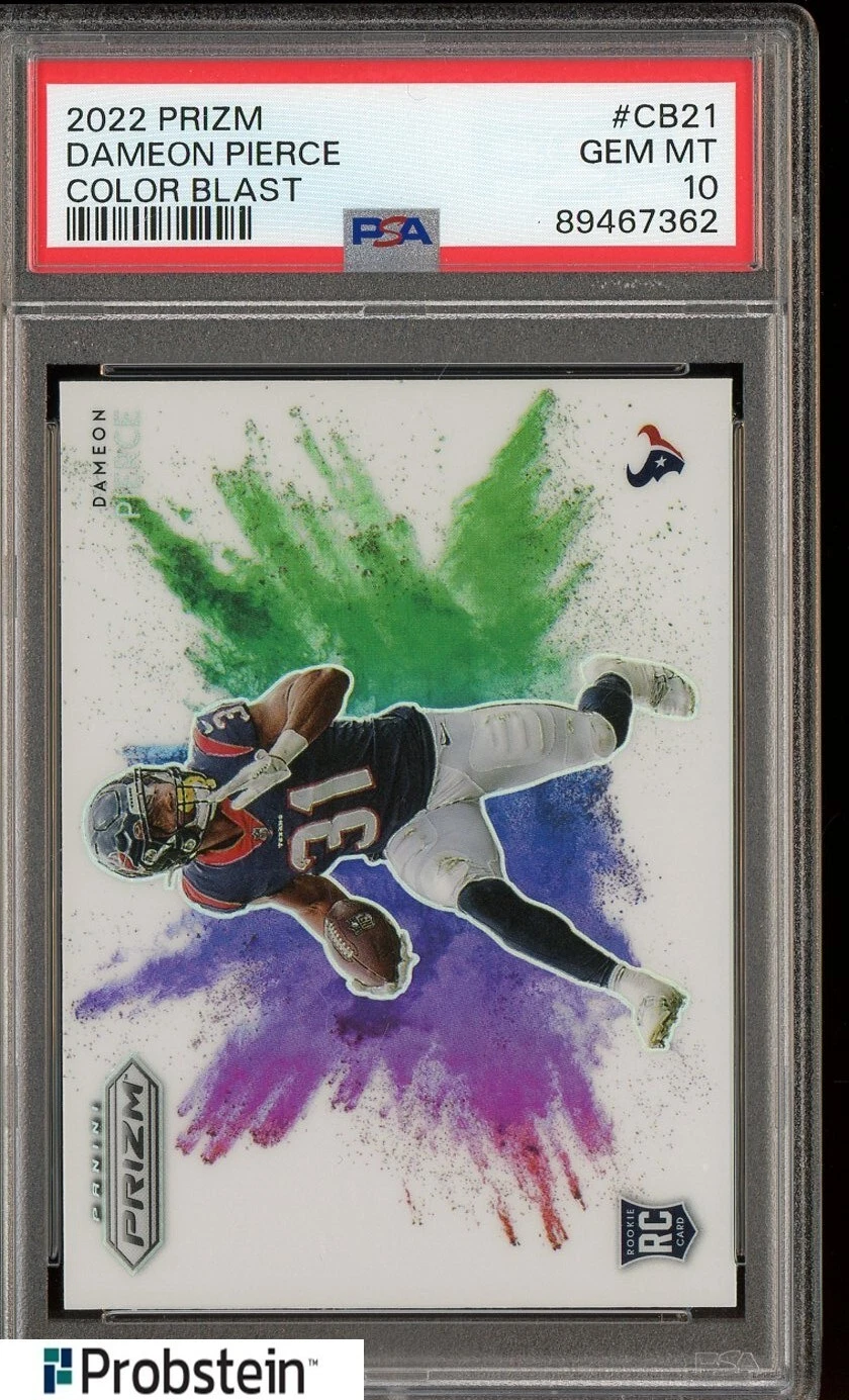 Dameon Pierce Panini Prizm Color Blast #CB21 Base