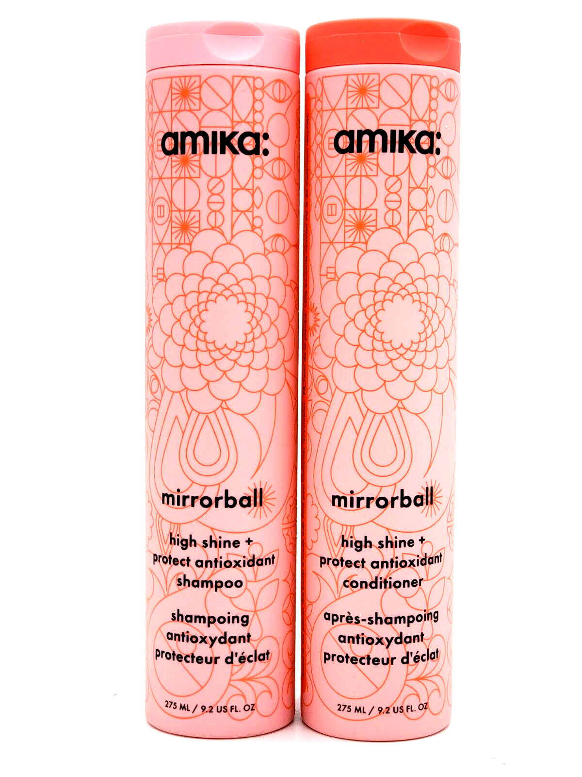 Amika Mirrorball High Shine + Protect Antioxidant Shampoo & Conditioner