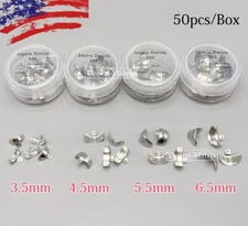 Dental Sectional Contoured System Matrix Bands M4 Metal Matrices Refill 50pcs