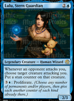 Lulu, Stern Guardian High Quality Altered Art Custom Playtest Card