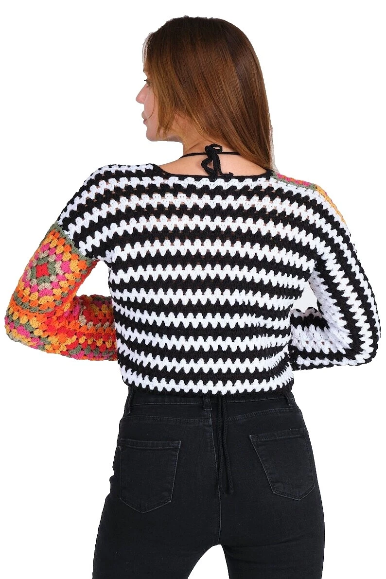 Suéteres para mujer Negro de Lana Handmade