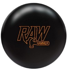 14, 15,  16lb Hammer RAW Black Solid Reactive Bowling Ball