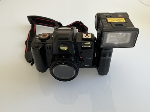 KIT FOTOCAMERA AUTOMATICA LEX35 DELUXE 35MM SHARPSHOTS CON AUTOTIMER non testata - Foto 1 di 10