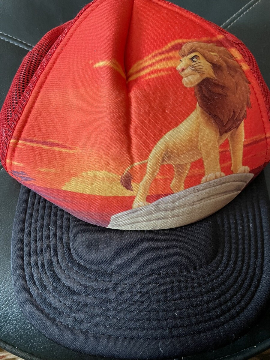 Disney The Lion King Mufasa cap Trucker Style Hat Kids Size 