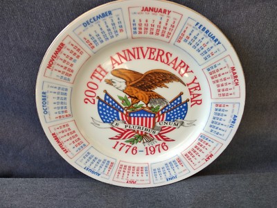 Spencer Gifts 1975 Collector's Plate 200th Anniversary Year 1776