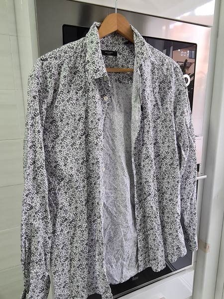 Jack Jones camisa flores L hombre camiccia Hemd chic chemise Blogger nueva