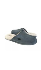 Image of UGG SCUFF SALTY BLUE SUEDE SHEEPSKIN SLIPPERS SLIP ON SIZE US 10-12