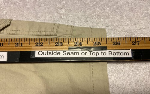 NWT Linea Uomo men’s khaki belted stretch cargo short 50 - Picture 6 of 9