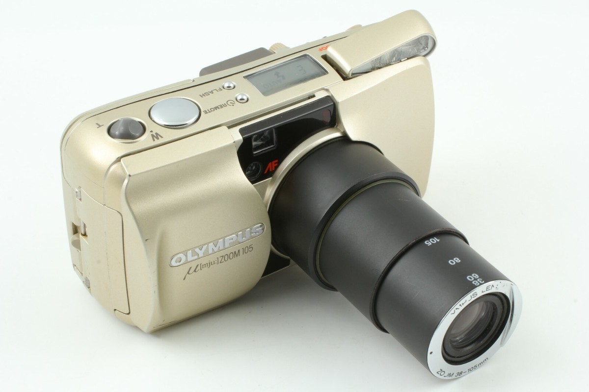 Near MINT】Olympus μ mju Zoom 105 PANORAMA Film Camera From