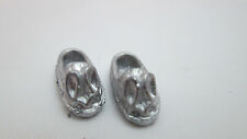 2 Dollhouse Miniature Unfinished Metal Small Bunny #2