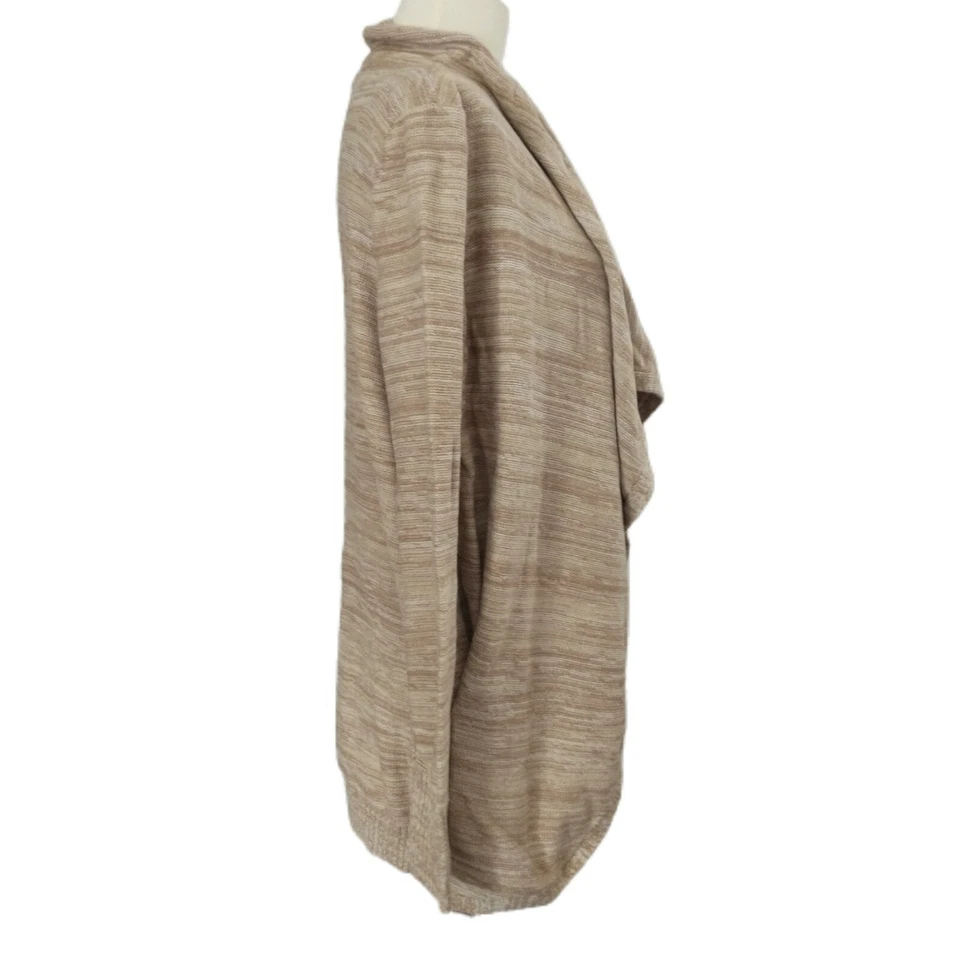 Cárdigan Grueso Frente Abierto M Drapeado Frontal Suéter Dinero Antiguo Silencioso Lujo RQT Foto 3 de 4