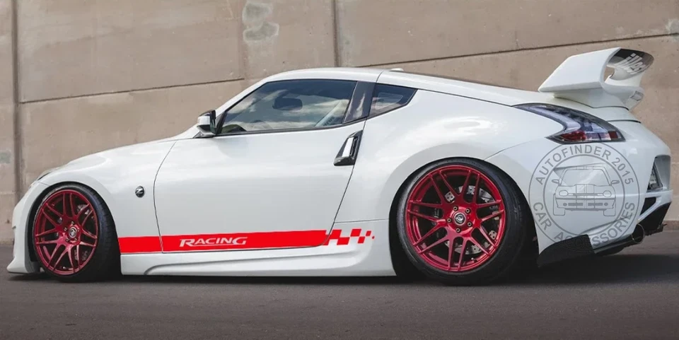 2PCS Car Side Sticker For Nissan 350Z 370Z Z-Cars Fairlady Z33 Z34 Graphic Decal — 第 2/4 张图片