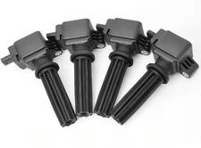 For Set of 4 Ignition Coil & Platinum Spark Plug 2012-2018 Ford Focus UF670/