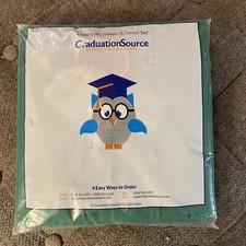 Child Cap And Gown Cap Preschool Kindergarten Graduation Green NIP Costume 23-24