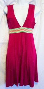 hot pink beach dress