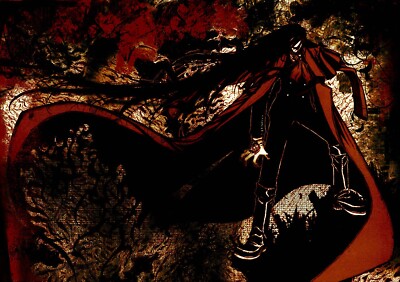 Anime hellsing alucard CCG Gaming Mat Desk