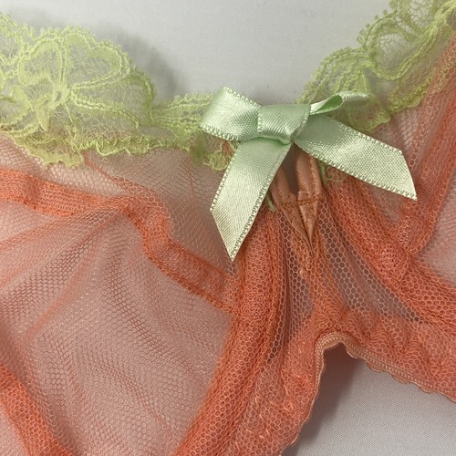 Agent Provocateur Heidi Melon Mint Bra 32E NWT - Picture 9 of 11