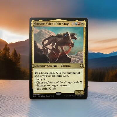 MTG CMR: Gnostro, Voice Of The Crags (Legendary Creature) Regular Rare 276/361
