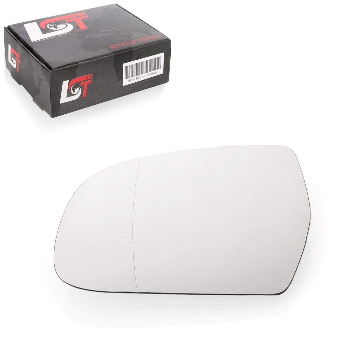 Exterior Mirror Side Mirror Adhesive Left Aspherical for Audi A4 8K B8 09-15