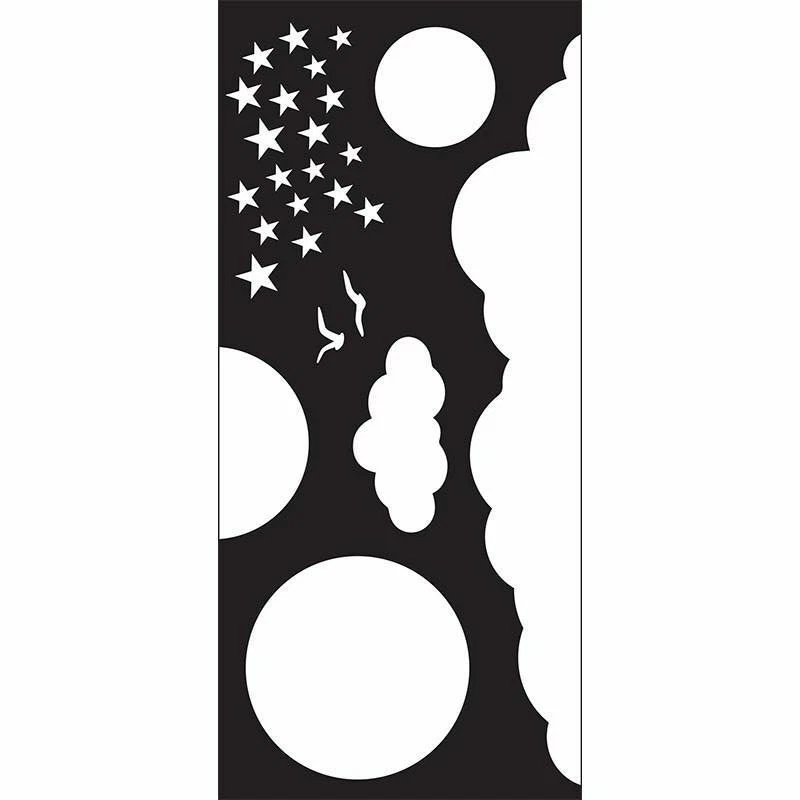 Creative Expressions SLIMLINE STENCIL Mask 20.9 x 9.8cm or DL 8.9 x 19.7 CEST