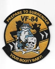 VF-84 Jolly Rogers "Prepare To Surrender Your Booty" patch.
