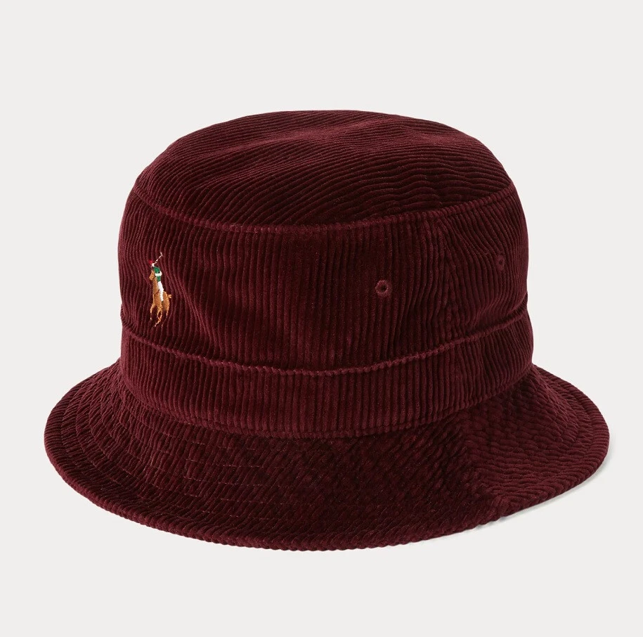 Polo Ralph Lauren Men's Corduroy Bucket Hat   L/XL