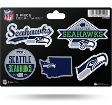 Seattle Seahawks NFL Die-Cut Decal Stickers / 5 Pack