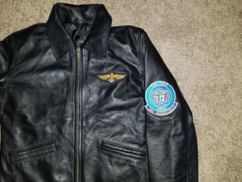 Women's Top Gun Kelly McGillis Charlie jacket size medium  - Afbeelding 1 van 4