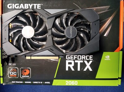GIGABYTE GeForce RTX 2060 D6 6GB GDDR6 Graphics