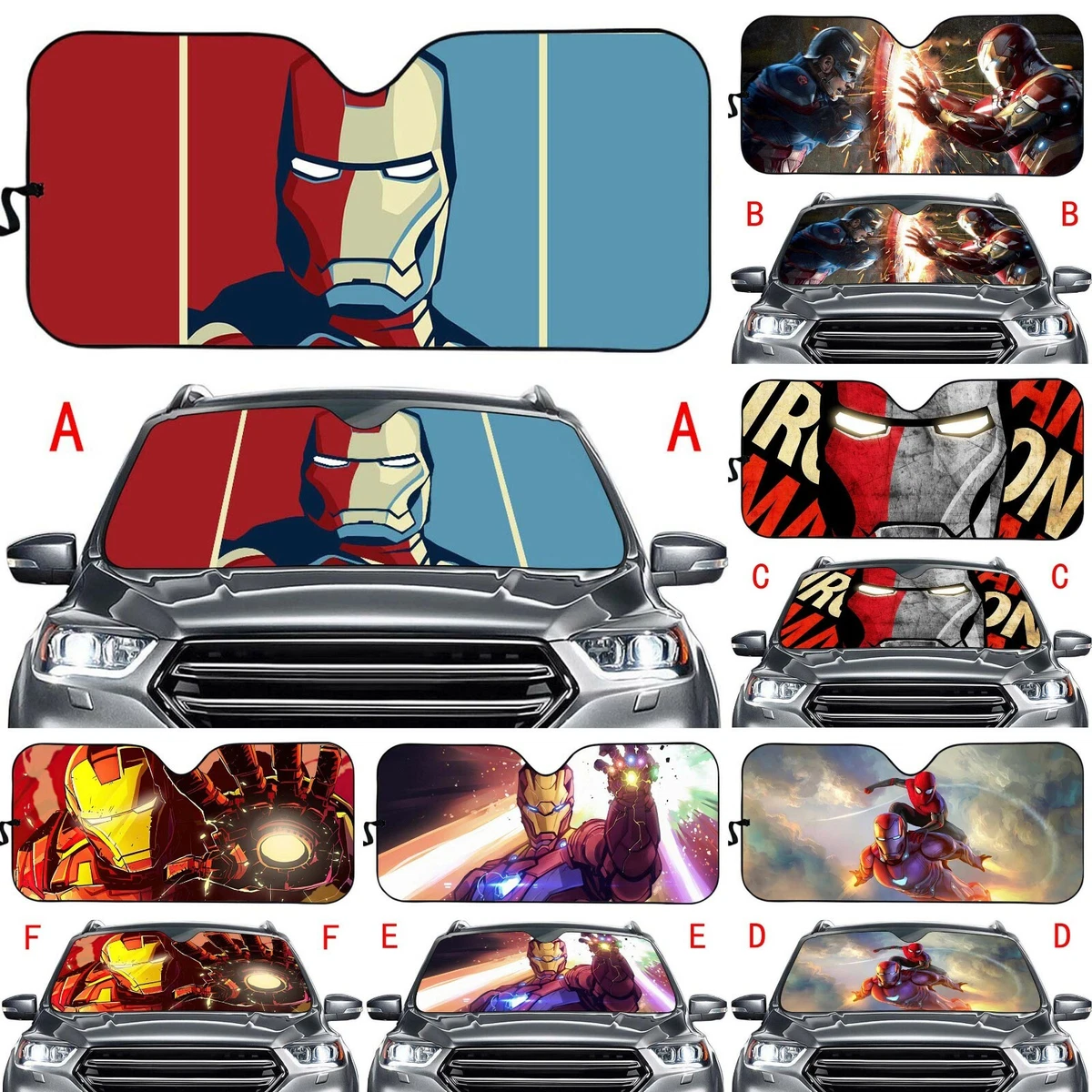 Marvel windshield 2024 sun shade