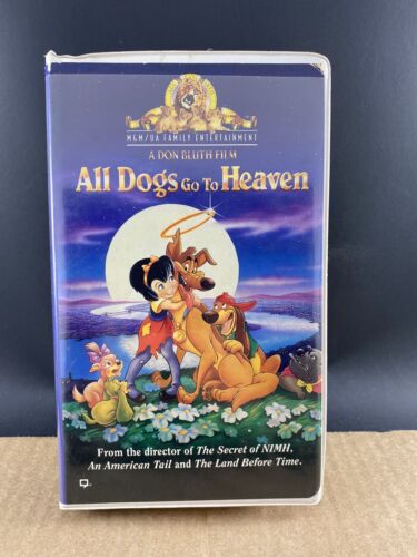All Dogs Go To Heaven 1989 VHS, MULTIPLE VHS TAPES SHIP FREE
